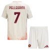 Maglia ufficiale AS Roma Pellegrini 7 Trasferta 2024-25 per Bambino